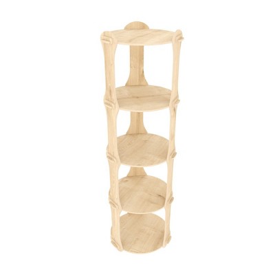 Decorotika,Yuvar Bookshelf Sapphire Oak