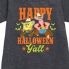 - SpongeBob SquarePants - Happy Halloween Y'all Graphic Short Sleeve Fleece Dress - 2 of 4