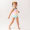 RuffleButts Baby/Toddler/Kid Girls UPF50+ Tie Shoulder One Piece - 4 of 4