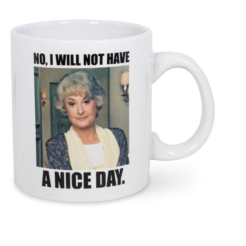 Silver Buffalo The Golden Girls Dorothy I Will Not Have A Nice Day 20oz Ceramic Mug Toynk Exclusive, 1 of 7