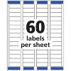 Avery Mailing Labels Ret Address 2/3"x1-3/4" 600/PK Glossy CL 6520 - 4 of 4