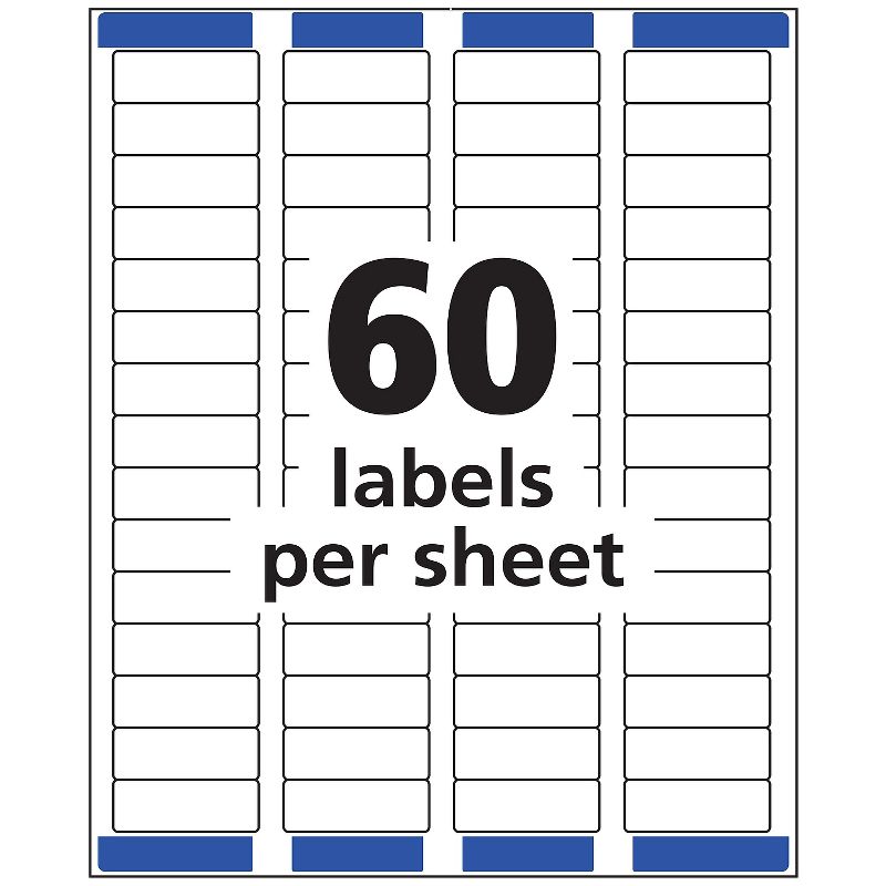 Avery Mailing Labels Ret Address 2/3"x1-3/4" 600/PK Glossy CL 6520, 4 of 9