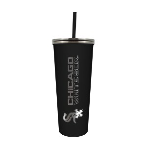 MLB Chicago White Sox 24oz Skinny Tumbler with Straw - 1 of 4