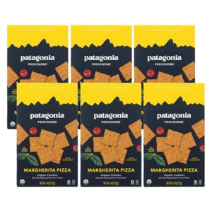 Patagonia Organic Margherita Pizza Crackers - Case of 6/4.4 oz - 1 of 3