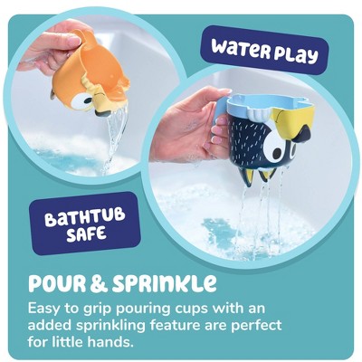 Bluey Family Nesting and Stacking Bath Pourers Set