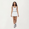 Anna-Kaci Active Women's Pleated Tennis Dress with Contrast Trim and Built-In Shorts - 3 of 4