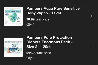 Pampers Aqua Pure Sensitive Baby Wipes 112ct Target