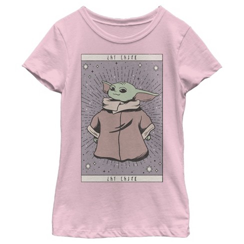 Girl's Star Wars: The Mandalorian The Child Simple Robe T-shirt - Light ...