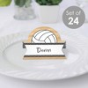Big Dot of Happiness Bump, Set, Spike - Volleyball - Baby Shower or Birthday Party Tent Buffet Card - Table Setting Name Place Cards - Set of 24 - 2 of 4