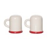 Transpac Christmas Red Cardinal and Poinsette Dolomite Salt and Pepper Shakers Collectables Multicolor 3 in. Set of 2 - 3 of 4