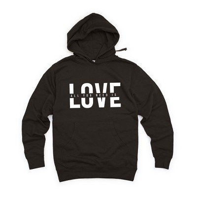 Simply Sage Market Women's Graphic Hoodie Love Is All You Need Split