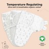 KeaBabies 3pk Organic Swaddle Sleep Sacks Baby, Premies Newborn Swaddles Wrap 0-3 Months, Soft Wearable Swaddle Blanket - 4 of 4