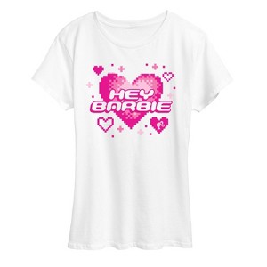 Women's - Barbie - Hey Y2K Heart Short Sleeve Graphic T-Shirt - 1 of 4