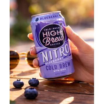 High Brew Nitro Cold Brew Blueberry - 10 fl oz