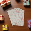 Unique Bargains Gift Wrap Paper White Kraft 27.56" x 19.69" 5 Pcs - 2 of 4