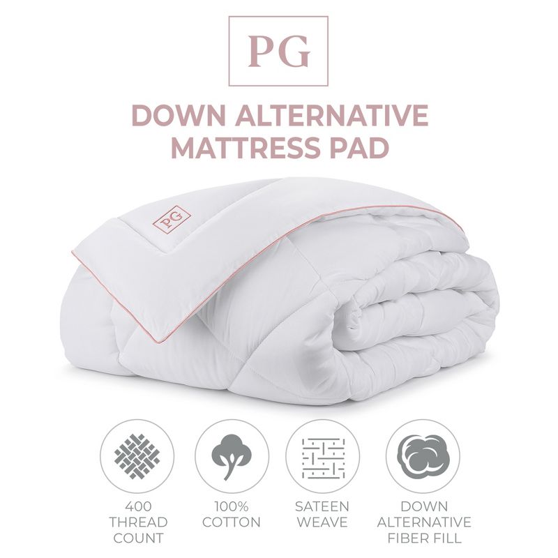 Pillow Gal Gel Fiber Down-Alternative Mattress Topper, 2 of 5