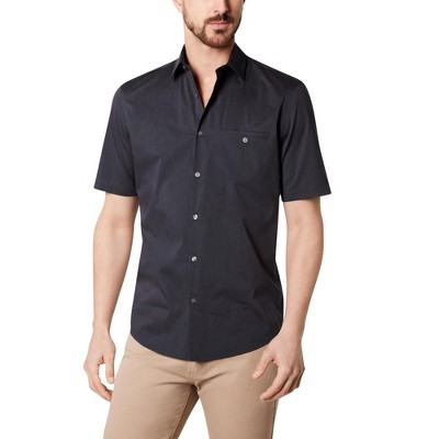 Alfani Mens Stretch Button Up Shirt
