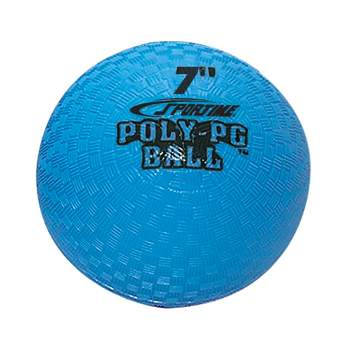 Sportime Poly PG Ball, 7 Inches, Each, Blue