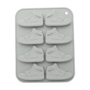 Unique Bargains Candy Mould 8-Cavity Sneaker Shoe Candy Mould Hand Wash 6.3"x4.96"x0.71" 1 Pc - 1 of 4
