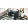 Ridstar 34.1 in. H Blue Bathroom Storage Cabinet with Soft Closing Doors - 4 of 4