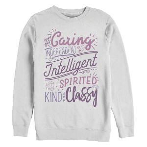 Men's Disney Mother's Day Qualities Sweatshirt - 1 of 4