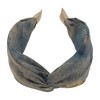 Unique Bargains Women's Wide Tie Rock Headbands Blue 1 Pc - 4 of 4