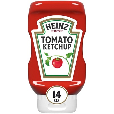 heinz mustard and ketchup