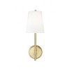 Winward Collection 1-Light Wall Sconce - Classic Traditional Style with Fabric Shade - 3 of 4
