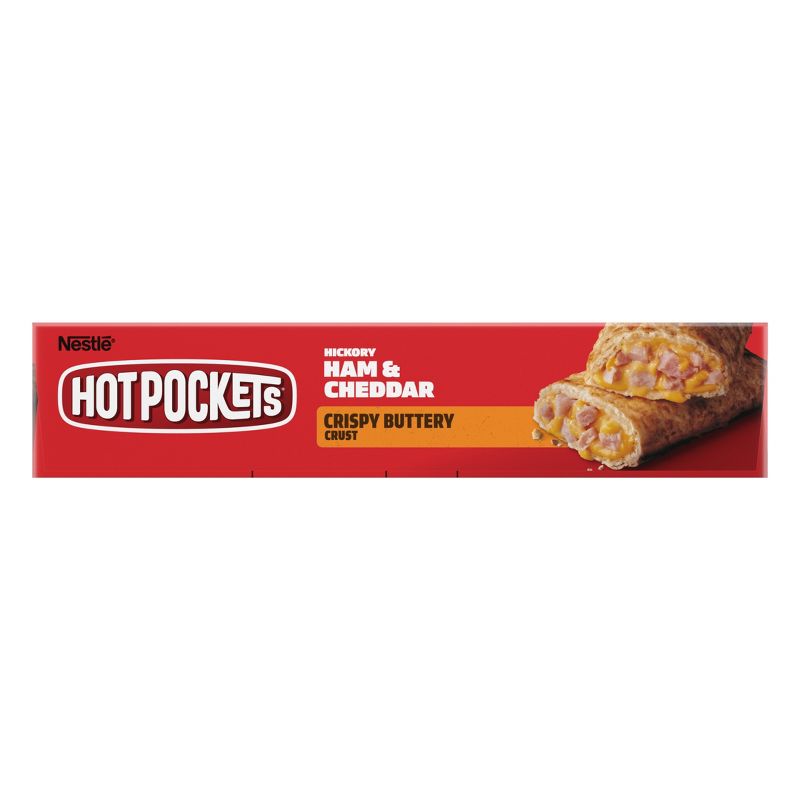 Hot Pockets Crispy Buttery Crust Frozen Hickory Ham &#38; Cheese - 9oz/2ct, 3 of 6