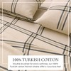 100% Cotton Plaid & Stripe Flannel Sheet Set - Great Bay Home - 2 of 4