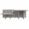 vidaXL Coffee Table Set of 2 Gray Sonoma Engineered Wood Medium - 4 of 4