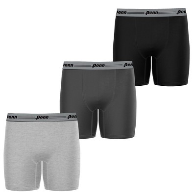 6 Pack Everlast Mens Boxer Briefs Breathable Cotton Underwear For Men - Cotton  Stretch Mens Underwear : Target