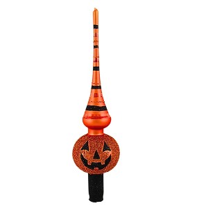 Santa Land 13.0 Inch Ferguson Mcfright Tree Topper Finial Halloween Pumpkin Tree Toppers - 1 of 4