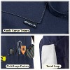OPUX Chef Apron for Adults, Kitchen Textiles with Pockets, Large Unisex Canvas Wearable Cloth for Cooking Grilling BBQ Baking - 4 of 4