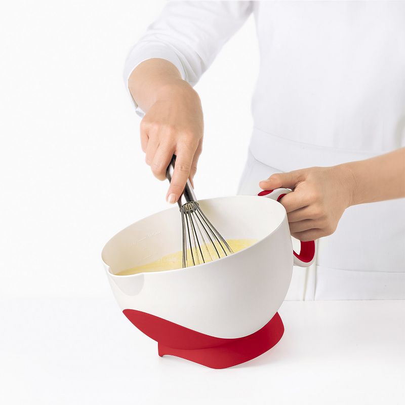 Cuisipro Deluxe Batter Bowl Mixing With Handle And Measurements, Red, 3 of 4