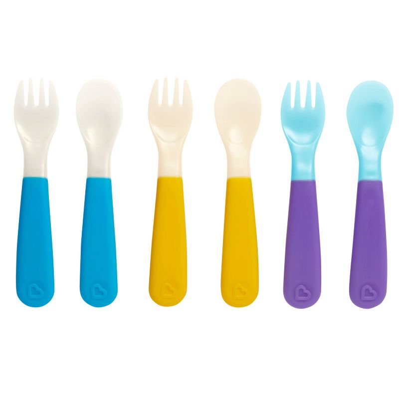 Munchkin ColorReveal Color Changing Toddler Forks and Spoons - 6pk, 5 of 9