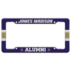 James Madison University Alumn License Plate Tag Frame - 1 of 4