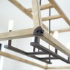 Quorum Lighting Alpine 6-Light Entry Pendant, Noir/Driftwood, 16W x 14.5H x 36L - 3 of 3