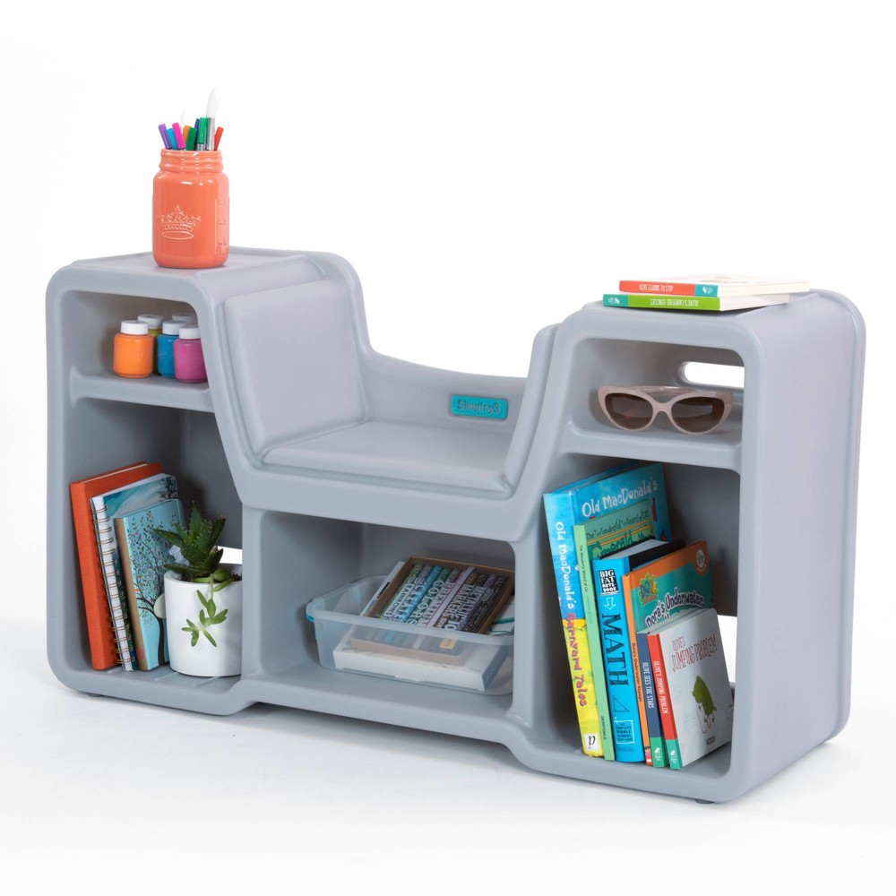 Photos - Garden & Outdoor Decoration Cozy Cubby Reading Nook Kids' Bookshelf Black - Simplay3
