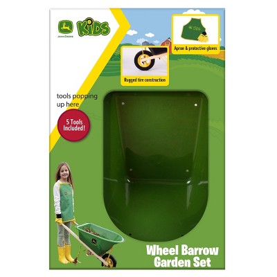 Dantoy Kids Green Wheelbarrow & Gardening Set – Children's Outdoor Playset (4723)
