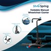 Silver Spring Foldable Manual Wheelchair Carrier Platform with Hitch Ball Mount, and Tilt Feature for Easy Roll-On Loading, 100 lb. Weight Capacity - 2 of 4
