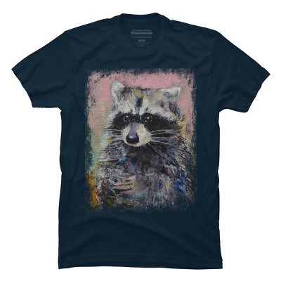 Men's Design By Humans RACCOON By creese T-Shirt
