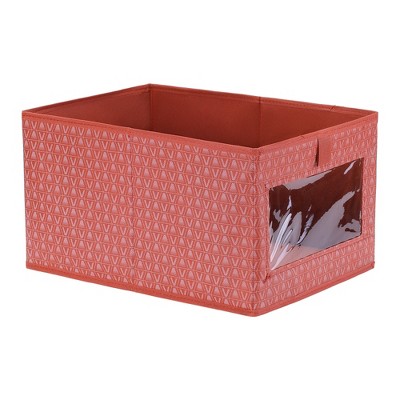 Unique Bargains Fabric Collapsible Spacious Capacity Storage Bins