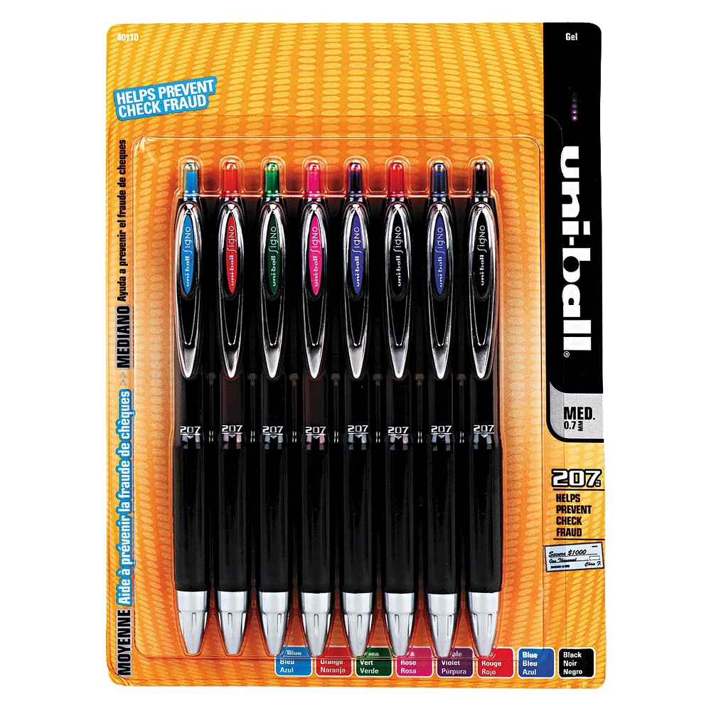 UPC 070530401103 product image for Pen Set Orange Rollerball Uniball | upcitemdb.com