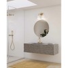 Progress Lighting Lexie 2-Light Vanity Light, Steel, Brushed Gold, Opal Glass Shades, Damp Rated - 2 of 3