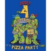Boy's Teenage Mutant Ninja Turtles 4th Birthday Pizza Party T-Shirt - 2 of 4