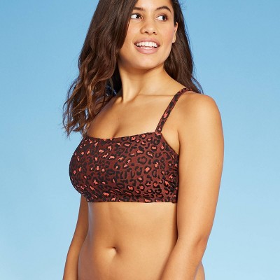 animal print bralette