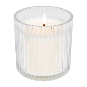 Sweet Water Decor Hello Fall 11oz Ribbed Jar Candle - 1 of 4