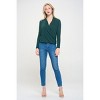 WEST K Women's Tessa Long Sleeve Surplice Knit Top - 3 of 4