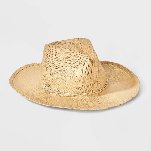 Straw cowboy hats for sales women target